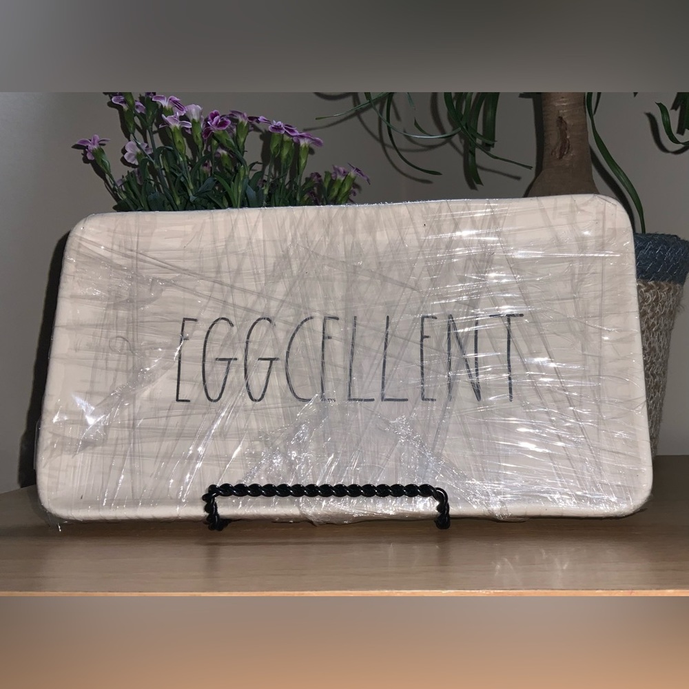 Rae Dunn EGGCELLENT Tray / Platter